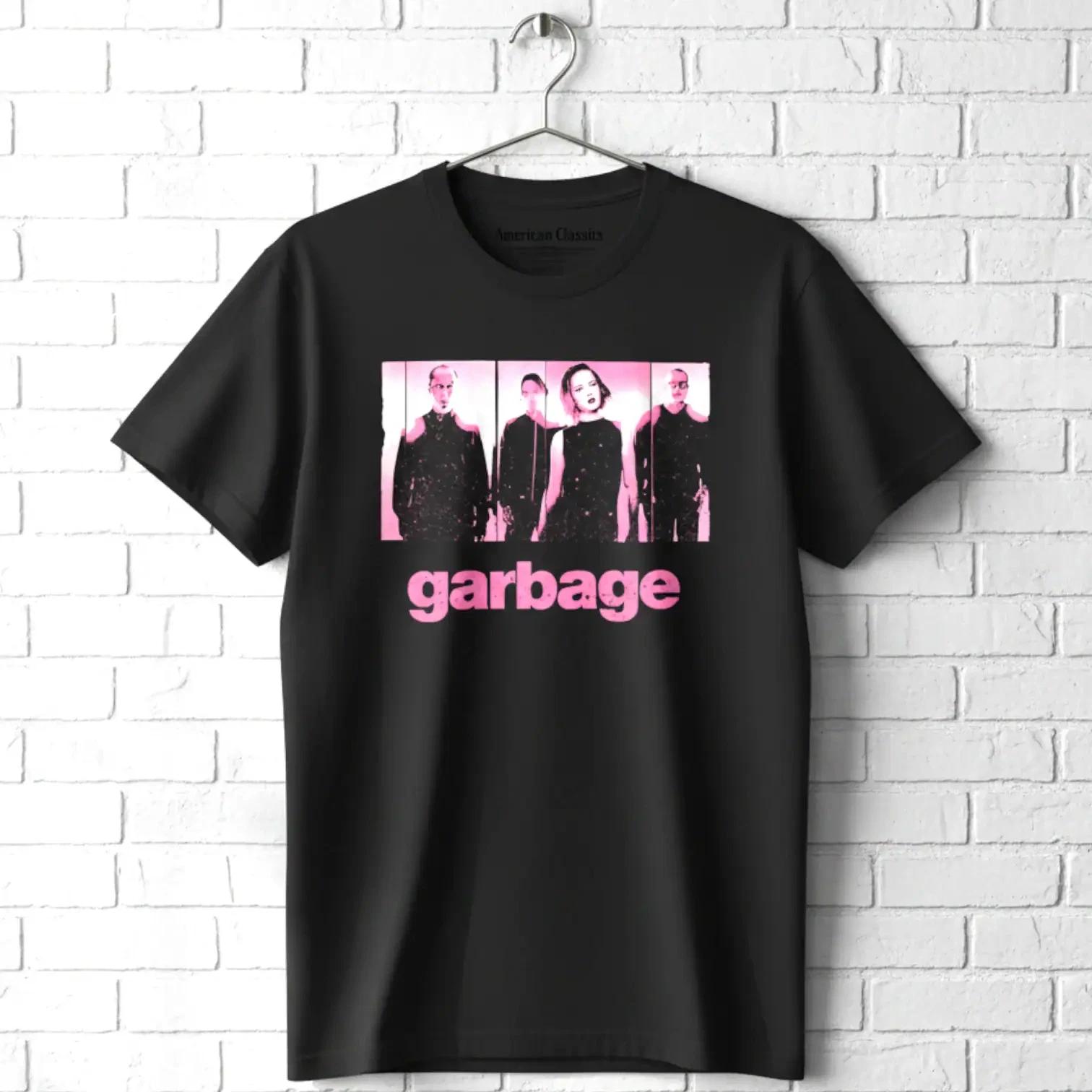 Garbage Pink Album Men s T Shirt Official Alt Rock Band Concert Tour Merch XXL