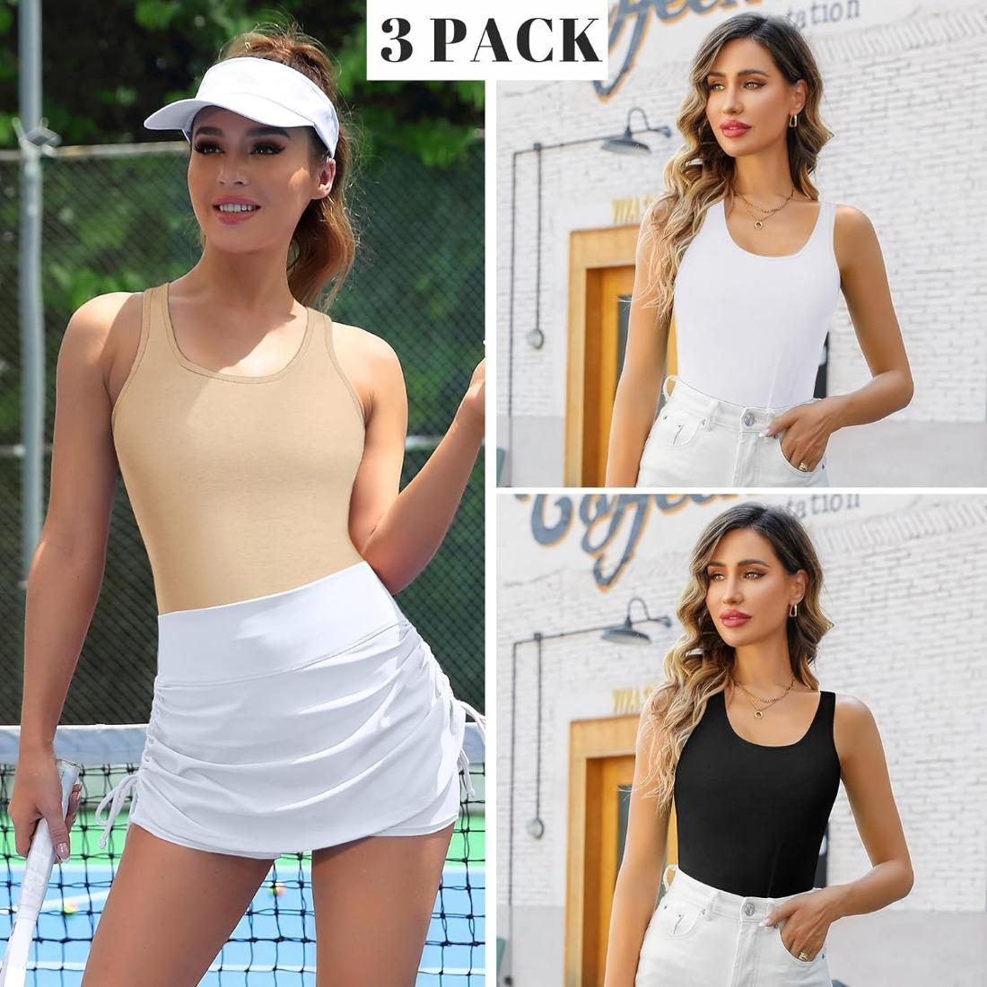 Charmleaks Shelf Bra Майки-топы со спиной-борцовкой Тренировочные топы для йоги Футболка — фото 11