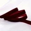 Single Faced Clothing Accessories Ribbons Velvet Texture Decorative Ribbon Velvet Ribbon  Sewing
