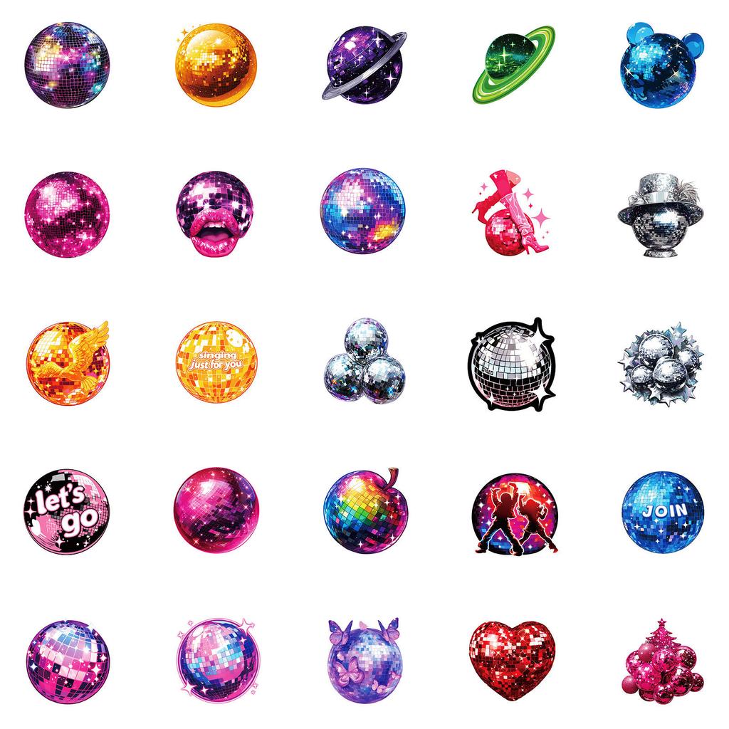 50 New Cool Planet Graffiti Stickers Decorate Laptop Stickers