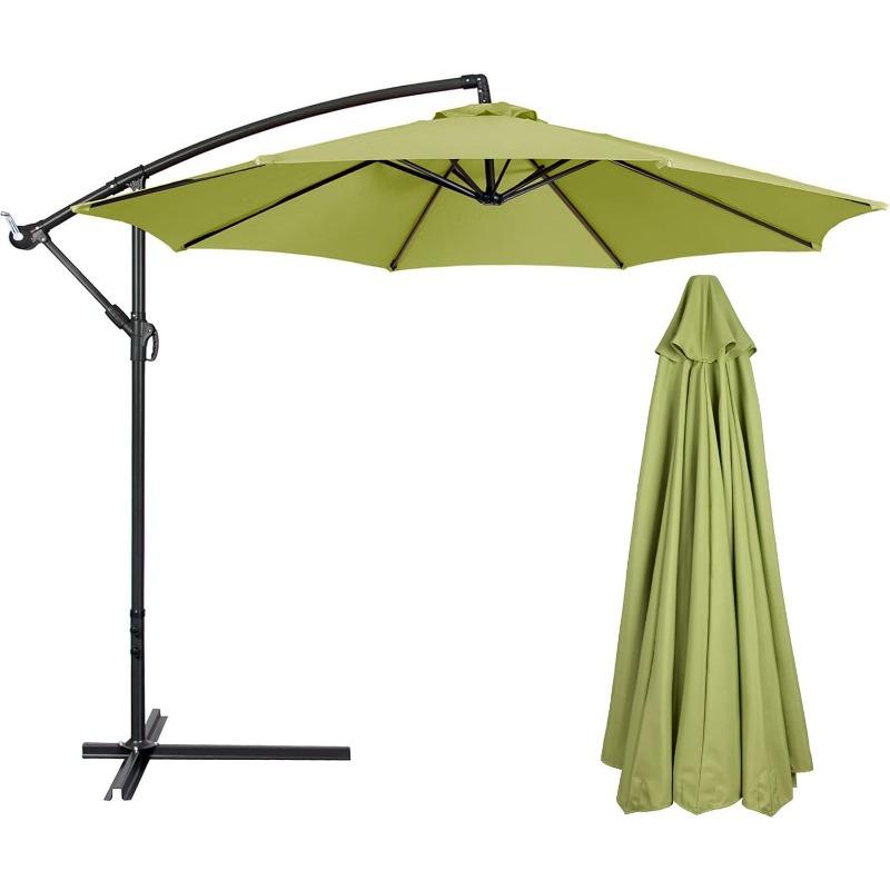 Thick and solid replacement awning for terrace umbrella, 3 m, with 8 whales (umbrella frame not included)