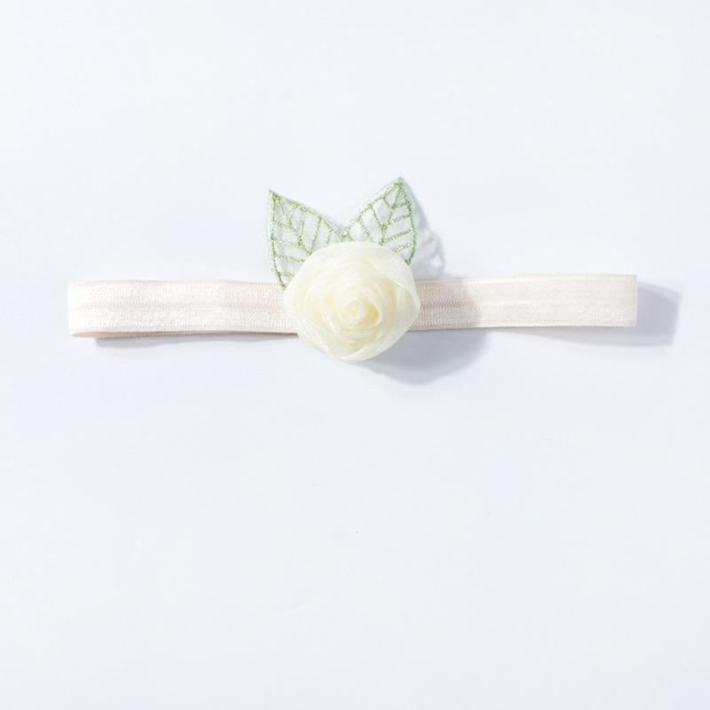 New European & American Style Baby Headbands: Cute 3D Rose Elastic Hair Bands,Soft & Comfortable for Infants & ToddlersPerfect