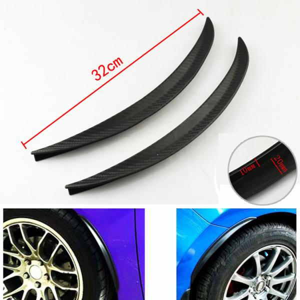 

Universal Car Wheel Arch Trims Arches Eyebrow Guard Sticker Scuff Strip 32cm 2 pcs