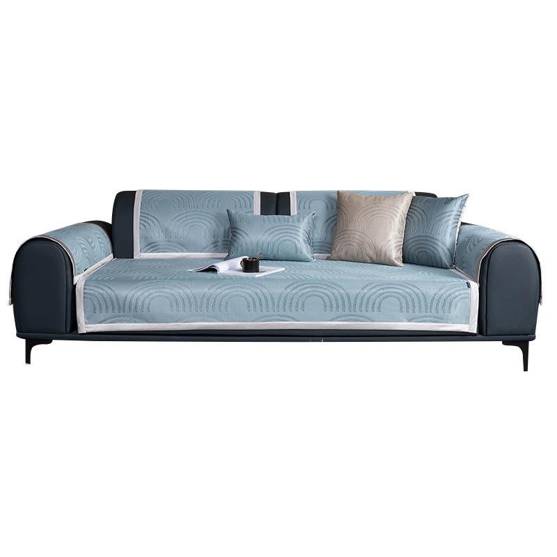 New High-End Ice Silk Sofa Cushion Summer Summer Mat Seat Cushion Full Cover Simple Modern