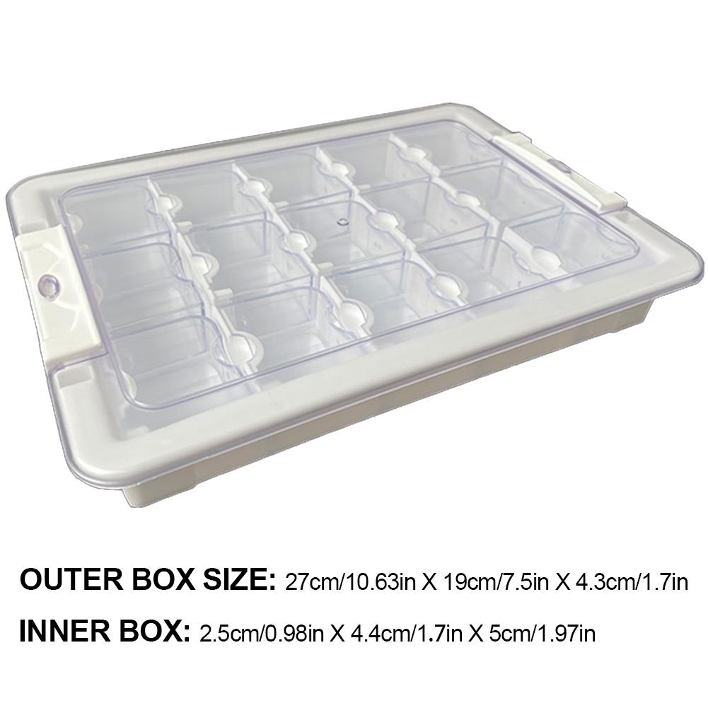 15/26/39 Grids Diamond Art Bead Box Diamond Painting Embroidery Storage Box 5D Beads Organizer for Diamond Painting Accessories