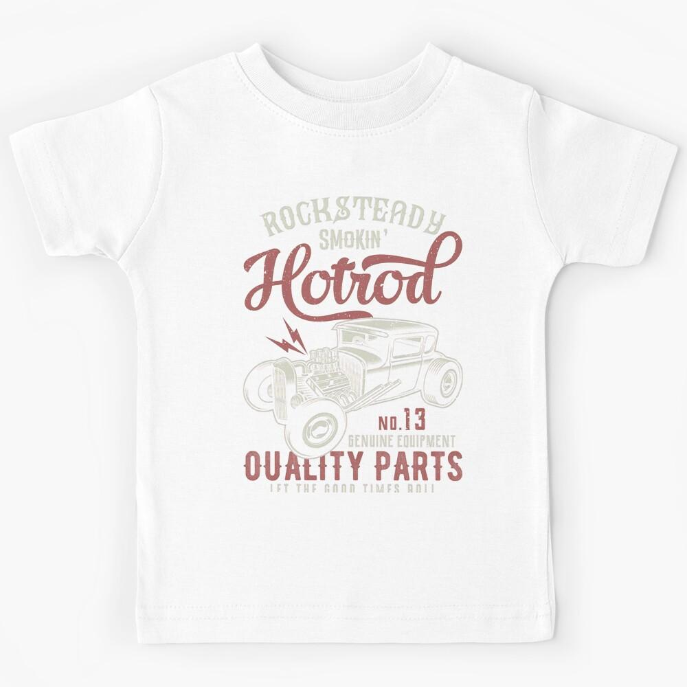 Muscle Drag Racing Car Rod Hot Vintage Kids T-Shirt 140