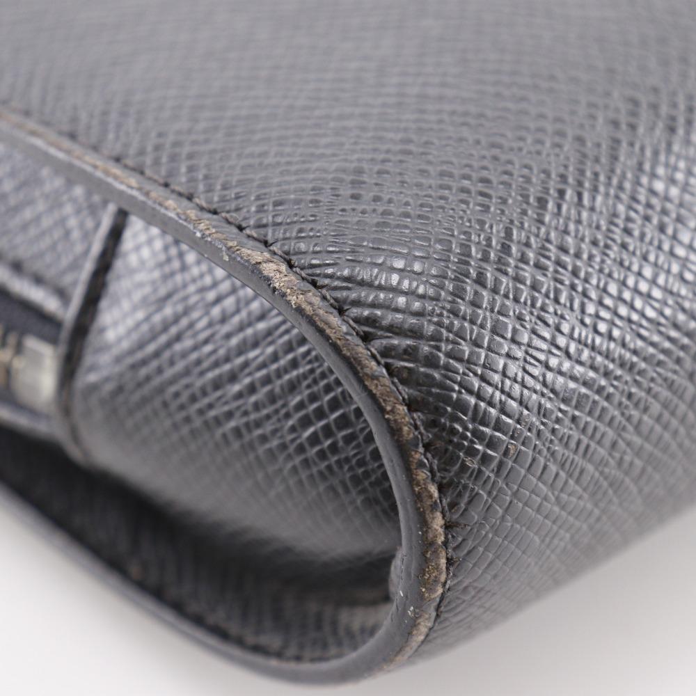 Louis Vuitton Baikal Business Bag M30182 Aldoise Black Taiga Mens Used