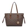 Nová módní kostkovaná dámská taška přes rameno, vysoce kvalitní, velkokapacitní kabelka, klasická, ležérní, všestranná, taška pro maminky