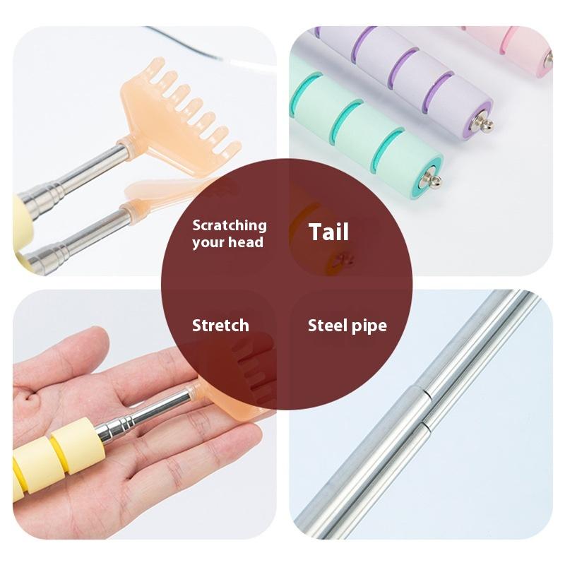 7 Claws Extendable Portable Telescoping Metal Back Scratchers Hand Massager With Handles For Thanksgiving Birthday Gift