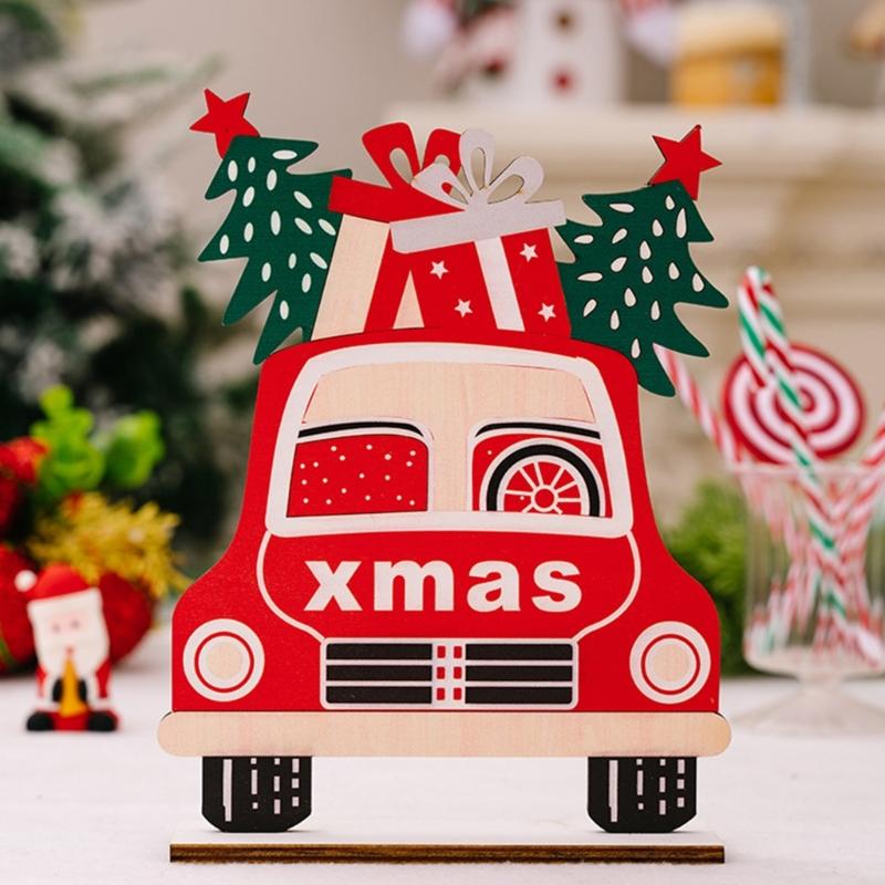 Natürliches Holz Weihnachtsalphabet Display Handgefertigte Feiertagsdekoration Für Wohnzimmer Schreibtisch Oder Regal Dekoration