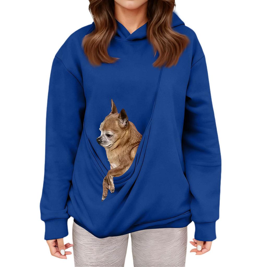 Women's Fashion Daily  Casual  Hoodie Long Sleeve Top