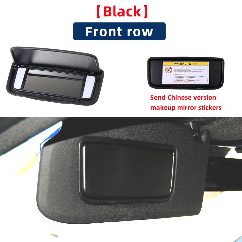 

39819389 Car Front Sun Shade Visor Makeup Cosmetic Mirror Cover For Volvo XC60 2013-2017 XC90 2013-2014 S80 2014-2015 чёрный