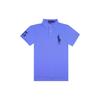 Polo SS22 Logo Embroidered Casual Short Sleeve Polo Shirt Men Tops Blue 710697457-029