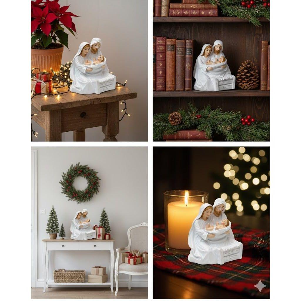 Nativity Set Christmas Decor Josef Maria Jesus Nativity Figure Holy Family Statue Nativity Set Crib Set Christmas Decorations Items