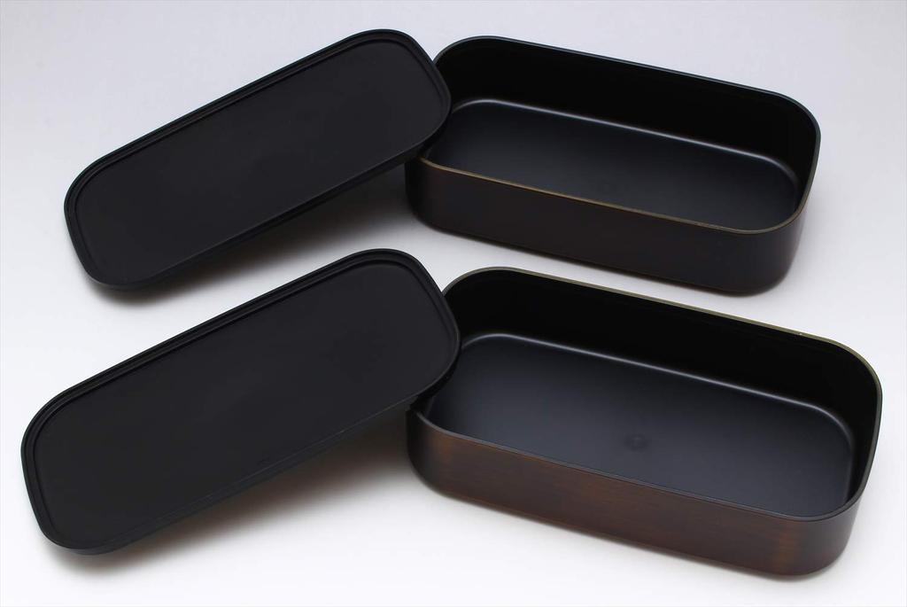 Range Square Bento 1000ml Tochigi grain Yamanaka-nuri Men's (with belt) M15325-5