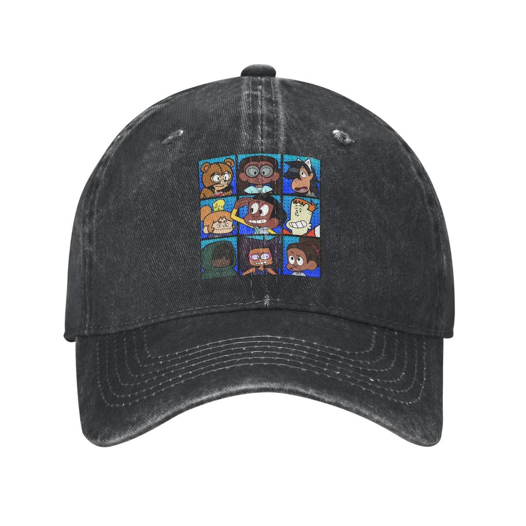 Craig of the Creek Characters Blue Denim Fabric Cap Casual Baseball Caps Adjustable Hat Summer Unisex Baseball Hats