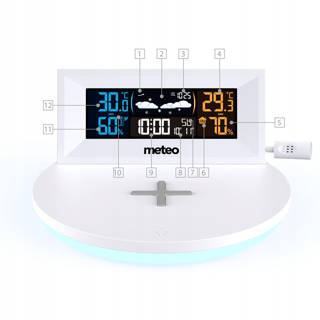 Meteo Sp94 Weather Station With Inductive Charger