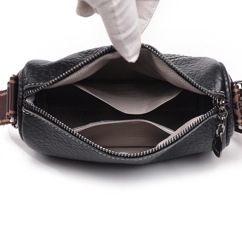Women's Genuine Leather Crossbody Saddle Bag