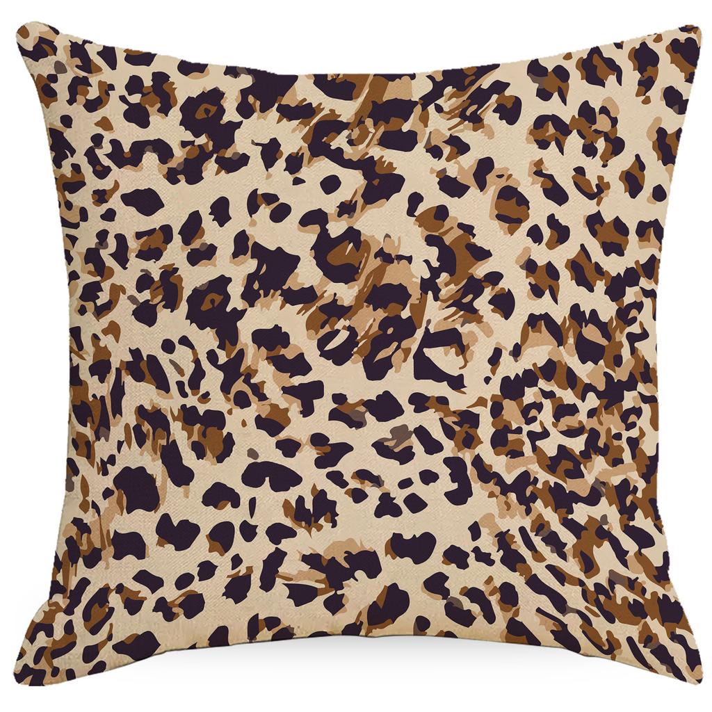 Leopard Spot Pillowcases Home Decoration Cushions Living Room Sofa Bedroom Headrest Nordic Style High-end Square Cushion Cover