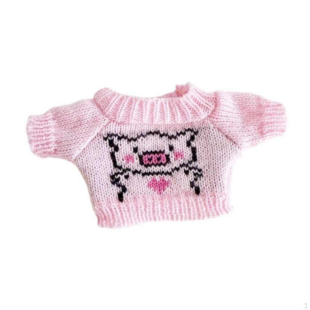 15 cm Plüschpuppenkleidung, Austauschbares Zubehör für Puppen, Kleidung