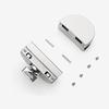 Semi-circular Stainless Steel Glass Lock No-drilling Sliding Door Locks Office Frameless Glass Clip Interior Security Door Latch