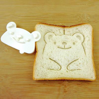 1Pc Cute Sandwich Bear Face Mold Shaper Bread Cutter With 3 Expression Safe Diy Food Mould Panda Shape Baking Tool For Kids