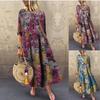 2023 European Summer Trend: New Style Printed Casual Long Dress