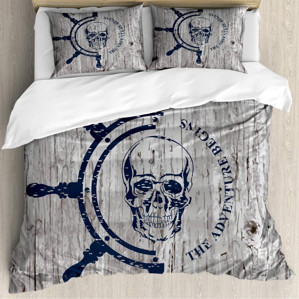 Female Pop Art Three-Piece Quilt Cover Digital Printing Bedding Set Bed Cover