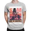Sam Pilgrim OF CONTROL Funny Graphic 100 Cotton TShirt Sam Pilgrim Tops Tees For Unisex