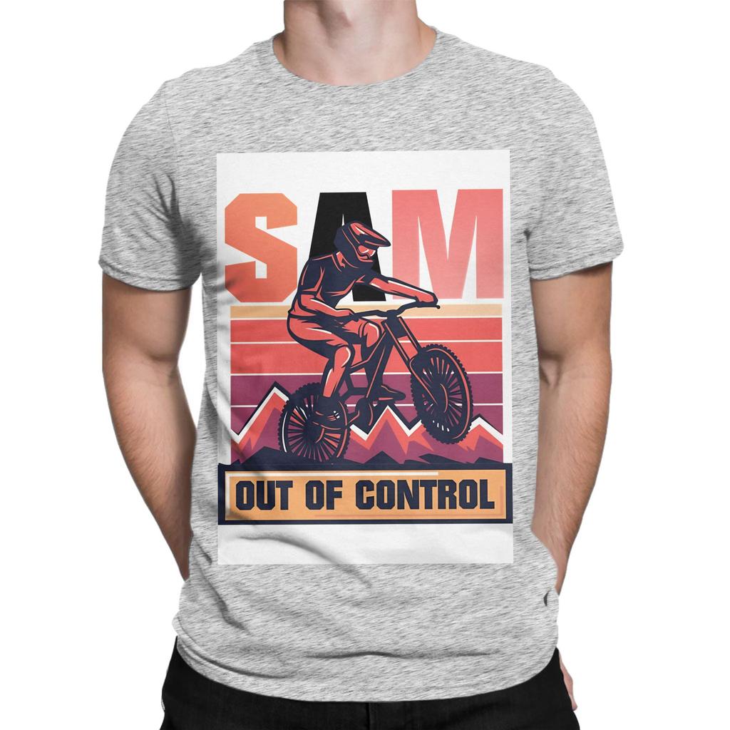Sam Pilgrim OF CONTROL Funny Graphic 100 Cotton TShirt Sam Pilgrim Tops Tees For Unisex