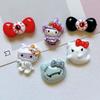 10 Pcs New Mini Kawaii Cartoon Animal Halloween Cat Resin Scrapbook Diy Jewellery Children Gift Hairpin Accessories A140