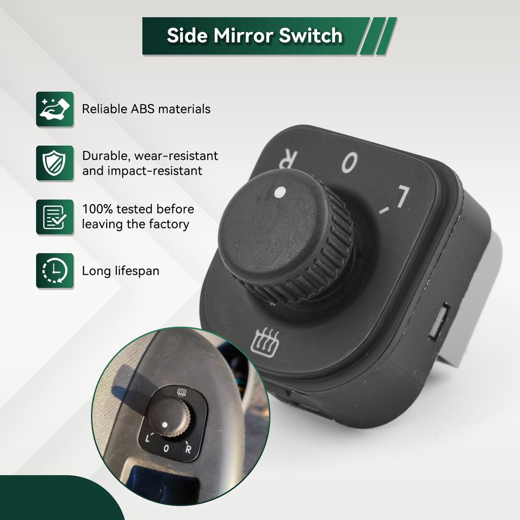 Electric Power Car Side Mirror Switch Rear Control Button For VW Golf MK5 MK6 Passat B6 Tiguan Jetta Eos 1K0 959 565H 1K0959565H