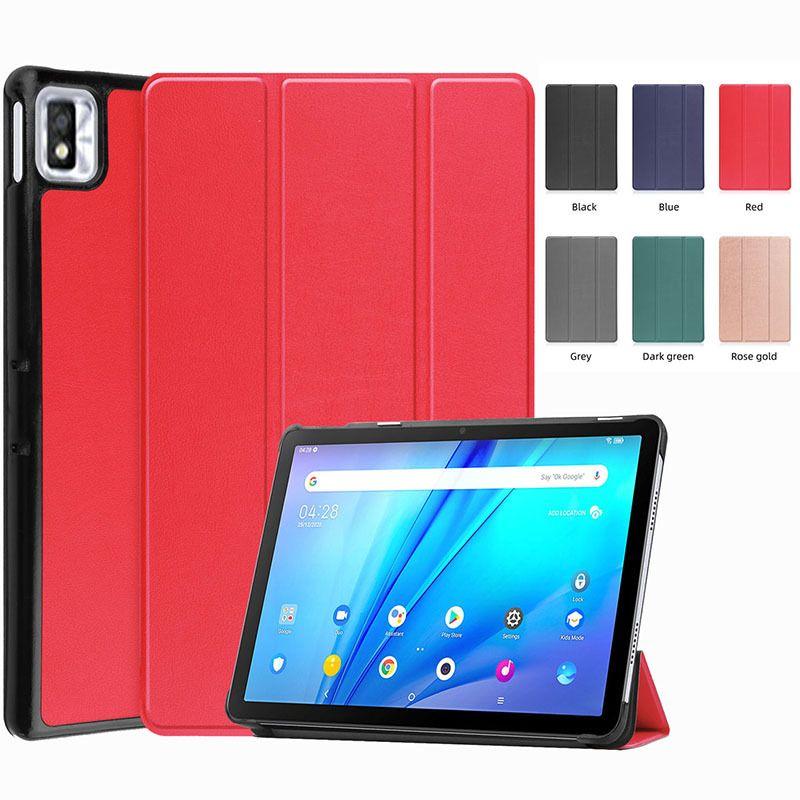 For Funda TCL Nxtpaper Tab 11 Smart Tablet Case 9466X 9166G 10S 9080G 10.1 Tri-Folded Stand Magnetic Cover with Hard Back Shell