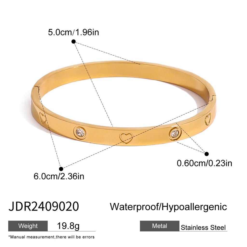 JYL TS Bracelet  Shine Buckle Cuff Enhances Protection & Elegance