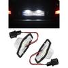 1/2X LED License Plate Lights Assembly for Honda Crv Fit Odyssey Jazz Hrv Frv CR-V Stream 12V SMD Number Lamp Xenon White 6000k License Plate Lights
