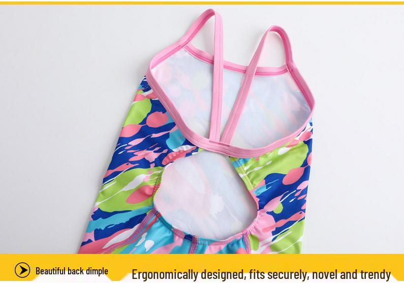 Anti-Chlorine One-Piece Swimsuit for Teenage Girls - Perfect for Swim Training