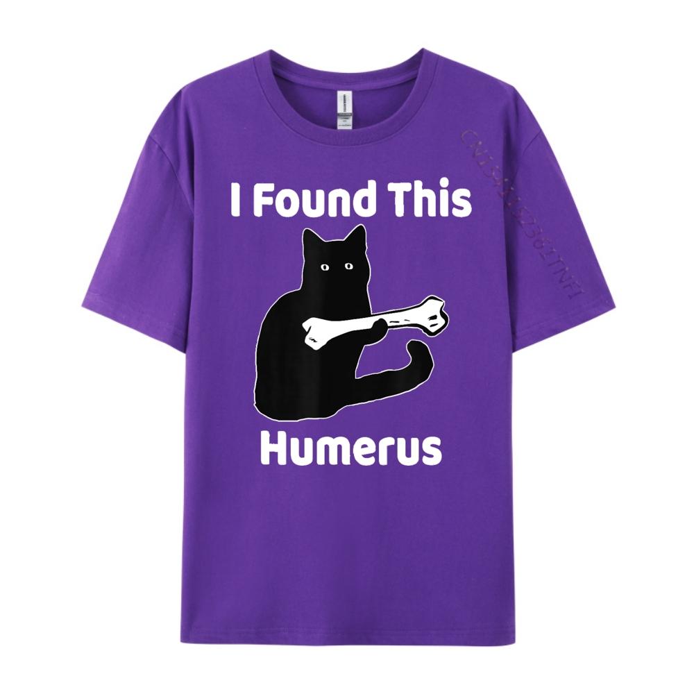 I Found This Humerus White Graphic Tee Funny Shirt England Style