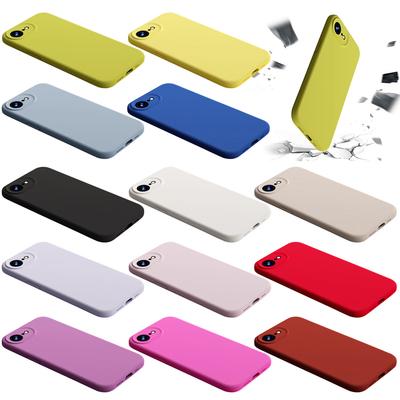 Pre iPhone 16e Puzdro z tekutého silikónu Protišmykové Ochranné puzdro na telefón Vodotesné Ľahké Kryt na telefón Ultra tenké Zadné puzdro na telefón