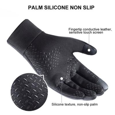 1 Paire de Gants d'Équitation Chauds d'Hiver, Gants de Sport Coupe-Vent, Écran Tactile, Gants de Moto et Gants Résistants au Froid