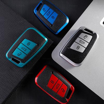 Kožené TPU pouzdro na dálkový ovladač do auta Kryt Držák Shell Fob Pro Volkswagen VW Magotan Passat B8 Golf Pro Škoda Superb A7 Příslušenství