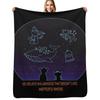 Night In the Woods Amazing Quote - Mae Borowski Fanart Throw Blanket Machine Washable Soft Warm Blanket