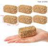 6Pcs Mini Hay Blocks Hay Bales Stackable Fake Haystacks Miniature Country Farm Decor