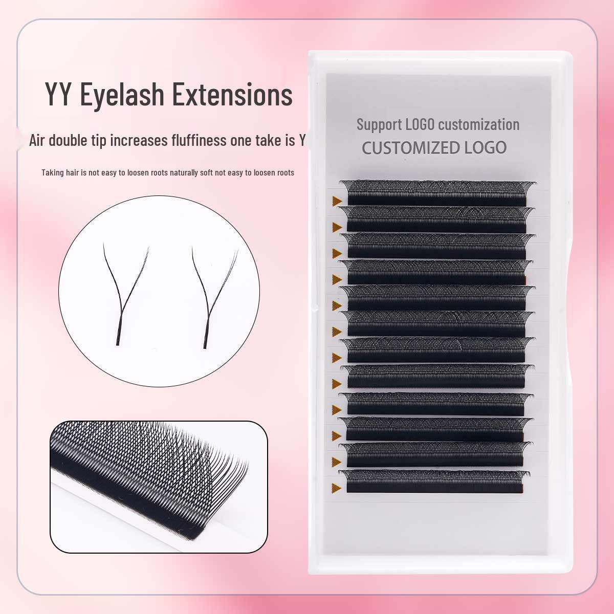 

Y-Type Grafted Eyelashes - 0.05YY Barbie Curl for Eyelash Salons C Curl 9mm