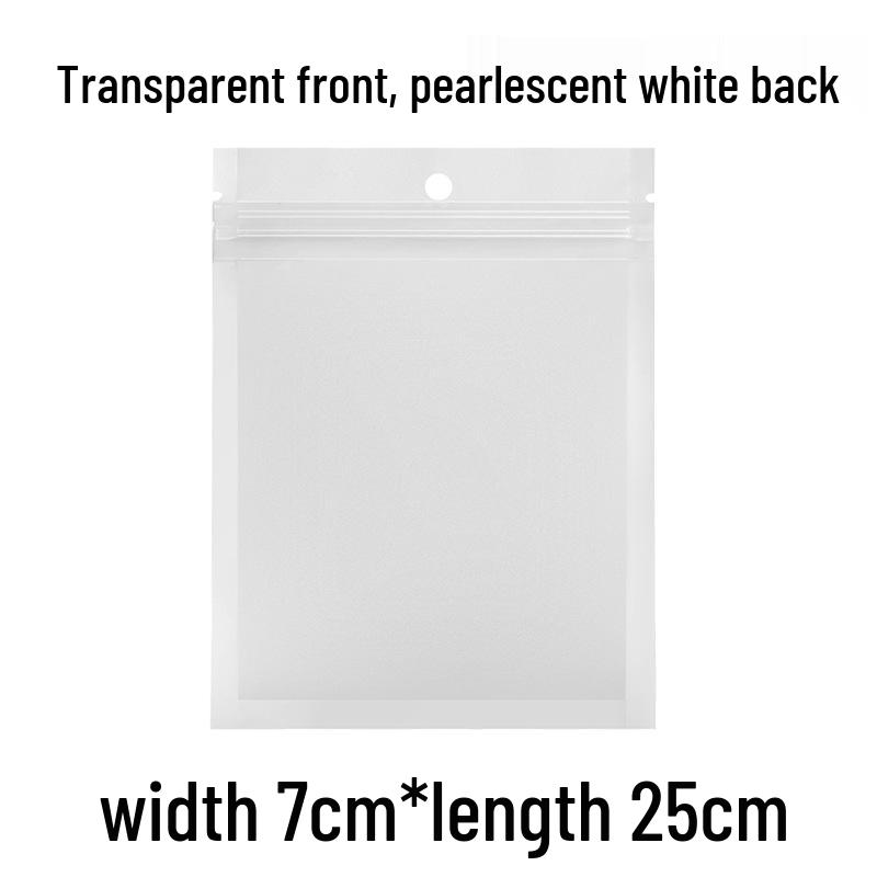 Pearlescent Yin & Yang Film Self-Sealing Bags for Jewelry Packaging