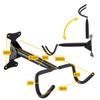 Hook holder bike hanger for wall, foldable metal, ABS coating up to 30 kg
