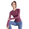 Xiaohongshu Women's Quick-Dry Long-Sleeve Yoga and Running Tops - Breathable, Sweat-Absorbent Fitness Wear for Autumn