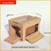 50L Large Thickened Foldable Japanese-Style Plastic Storage Box with Lid for Camping and Outdoor Use