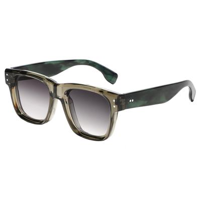 Retro Thick Square Sunglasses for Men and Trendy Rectangular Turtle Black Frame 70s 80s Eyewear [SHEEN KELLY] Women, Shades,