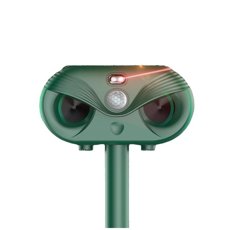 Repelente ultrasónico solar de animales: Eficaz para Aves, Perros, Gatos y Ratas