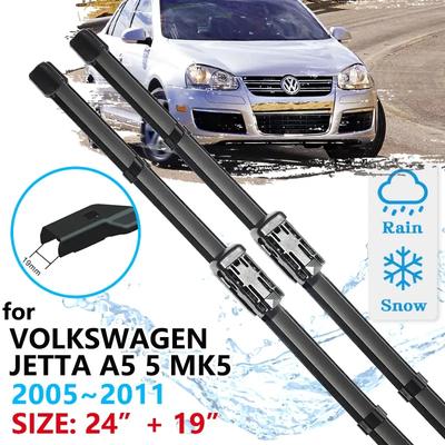 Car Front Wiper Blade For Volkswagen VW Jetta A5 5 MK5 2005~2011 Windscreen Windshield Accessories Window 2006 2007 2008 2009